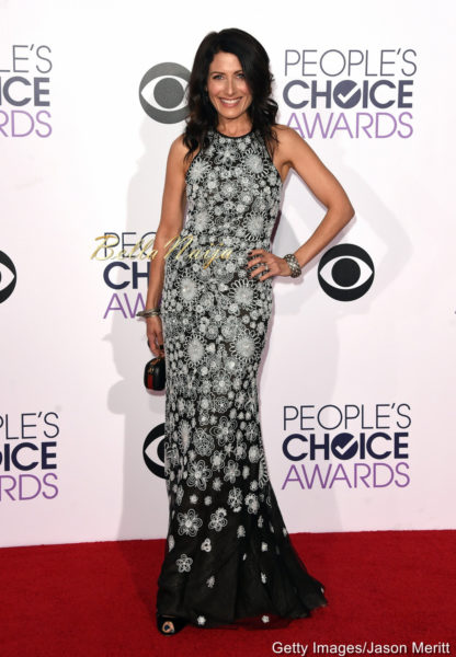 Lisa Edelstein in Naeem Khan