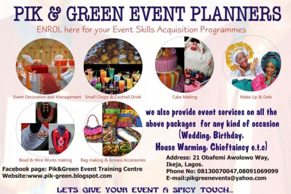 Pik & Green Event Ventre Training - BellaNaija - January2015