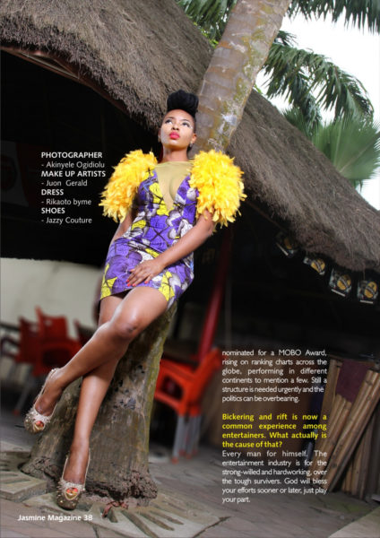 Yemi Alade Jasmine Magazine Feature