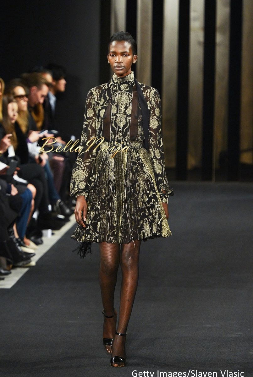 Aamito Stacie Lagum at New York Fashion Week 2015 - Bellanaija - February2015002