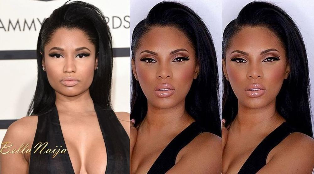 BN Beauty MsRoshPosh Nicki Minaj Grammy Makeup Look - BellaNaija - February 2015001