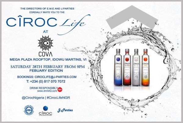 Ciroc Life February Edition_Invitation Design Creative_EME x J.Parties