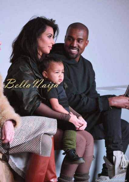 Kim Kardashian, North West & Kanye West