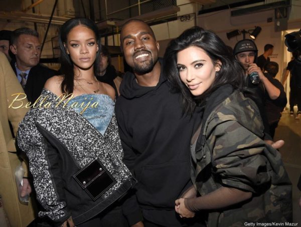 Rihanna, Kanye West & Kim Kardashian