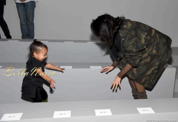 North West & Kim Kardashian