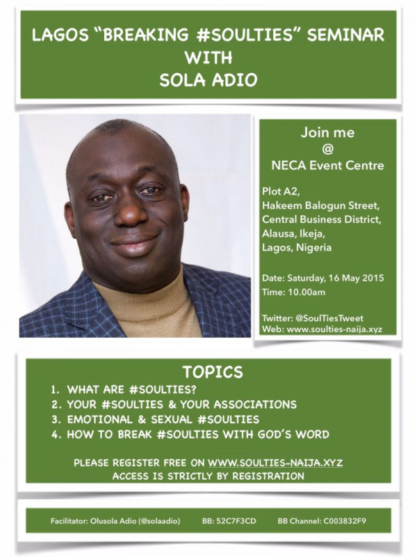 Lagos BreakingSoulTies Seminar - Bellanaija - February 2015