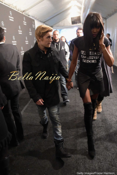 Justin Beiber & Naomi Campbell