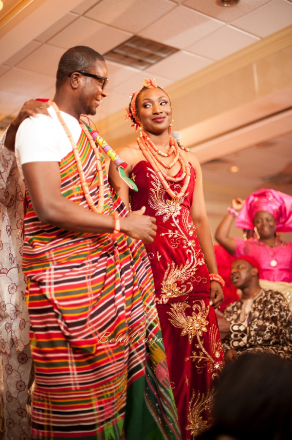 Omo & Emmanuel | BellaNaija Weddings | Nigerian Edo Wedding in New Jersey, USA | Decor by Lily V Events.Traditional-684