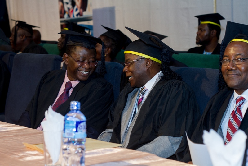 Prof. Ayobami Salami, Deputy Vice-Chancellor, Academics, OAU and Prof. Olabode Asubiojo, Director, OAU Center for Distance Learning