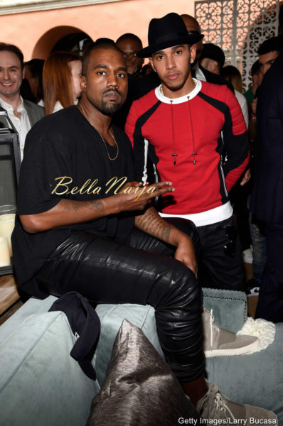 Kanye West & Lewis Hamilton