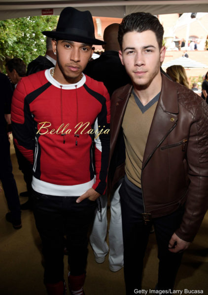 Lewis Hamilton & Nick Jonas