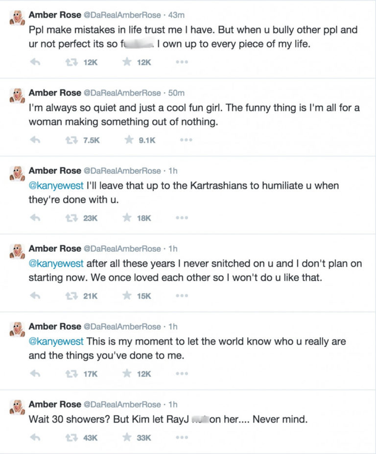 Amber Rose Responds to Kanye West | BellaNaija