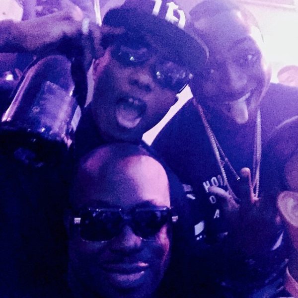 Wizkid & Davido with Industry Exec Tola Odunsi