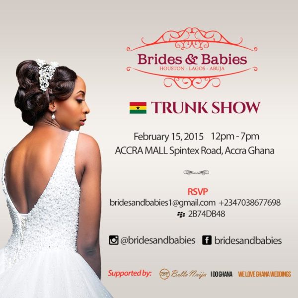 brides and babies accra trunk show