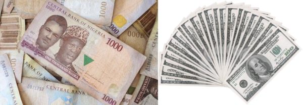 naira and dollar