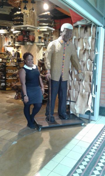 Guess who got to meet Nelson Mandela?