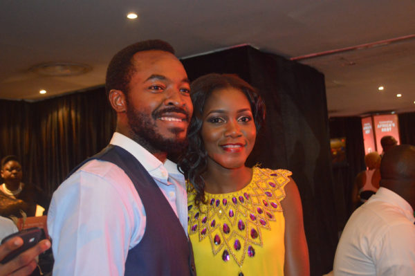 Fidelia Unifoh and O.C Ukeje at the Nominees Cocktail