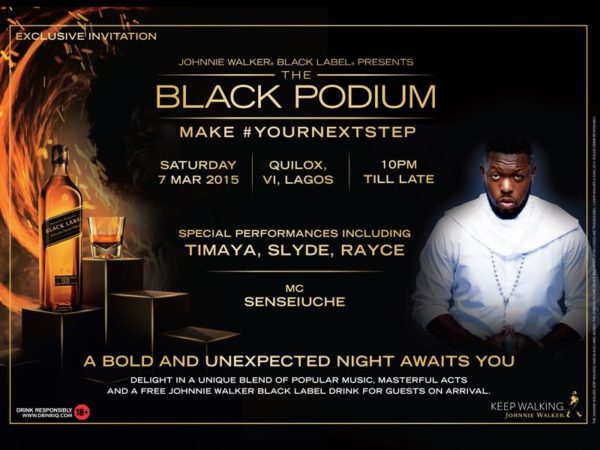 Johnnie Walker the Black Podium - BellaNaija - March 2015