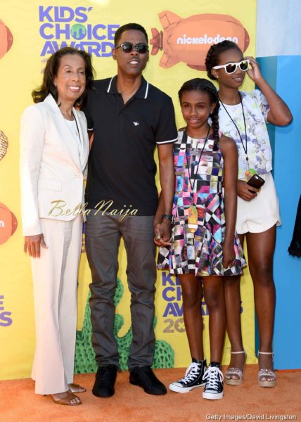 Rose Rock, Chris Rock, Zahra Savannah Rock & Lola Simone Rock