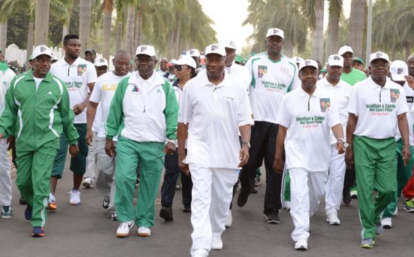 PIC.5. SOLIDARITY RALLY IN SUPPORT OF PRESIDENT JONATHAN AND THE VICE PRESIDENT IN ABUJA
