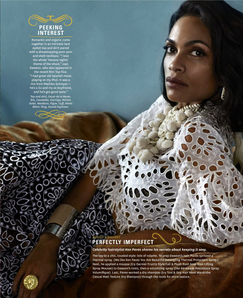 Rosario Dawson for the Oprah Magazine - Bellanaija - March 2015001