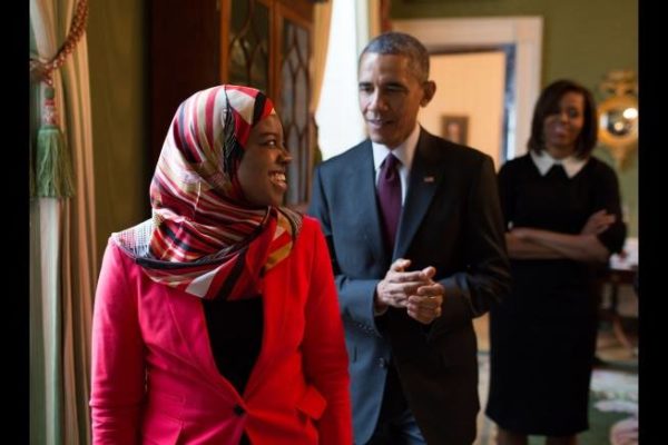 Saheela Ibraheem Barack Obama Michelle Obama White House 2015
