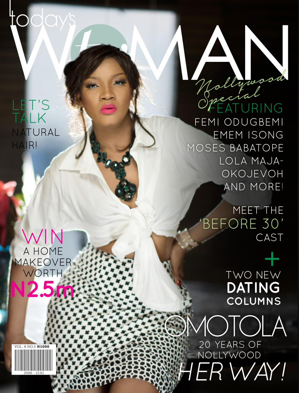 Omotola Jalade-Ekeinde Covers March 2015 Issue of tw 