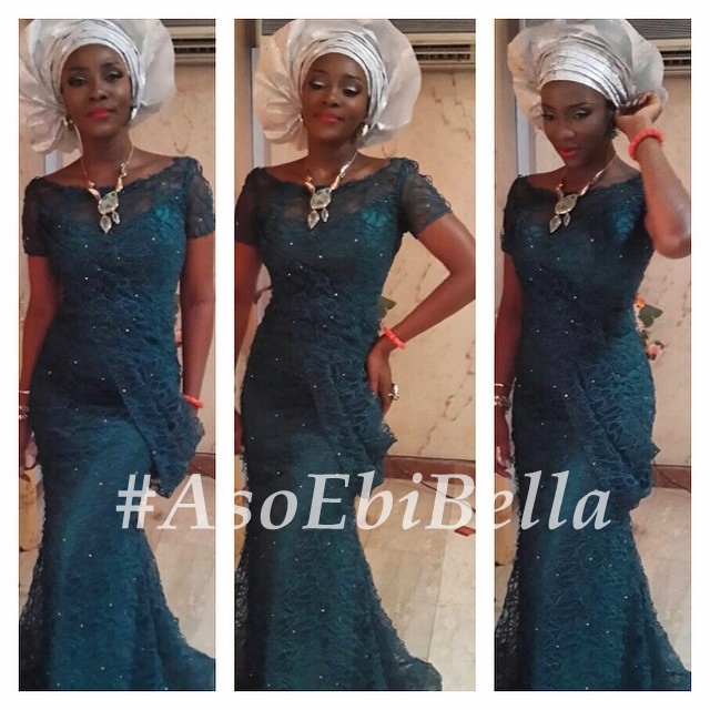 @genevievennaji in @morayoasoasiko fabric, dress by valerie davis