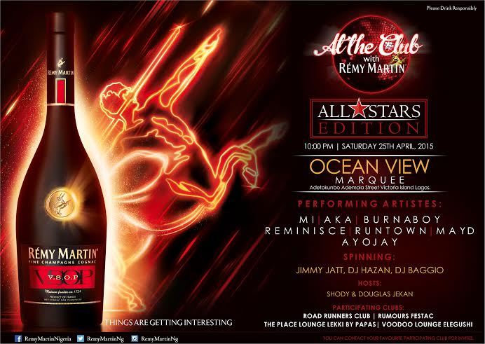 At The Club with Remy Martin All Star Edition - BellaNaija - April2015