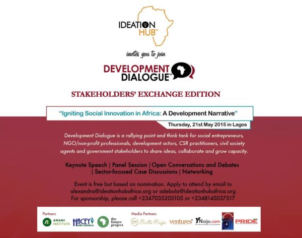 Development Dialogue Event E-Flyer 21st May 2015