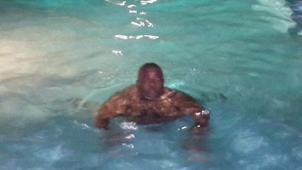 Doyin Okupe Swims