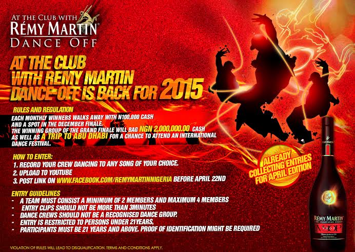 Remy Martin Dance Off Competition - BellaNaija - April 2015