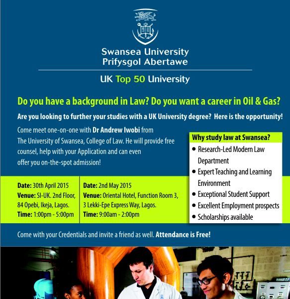 Secure Career Opportunities in Oil & Gas with a Swansea Law Degree BellaNaija