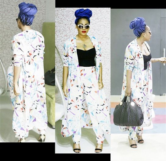 Toyin Lawani Coloured Braids - BellaNaija - April2015001