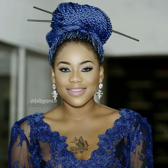 Toyin Lawani Coloured Braids - BellaNaija - April2015004