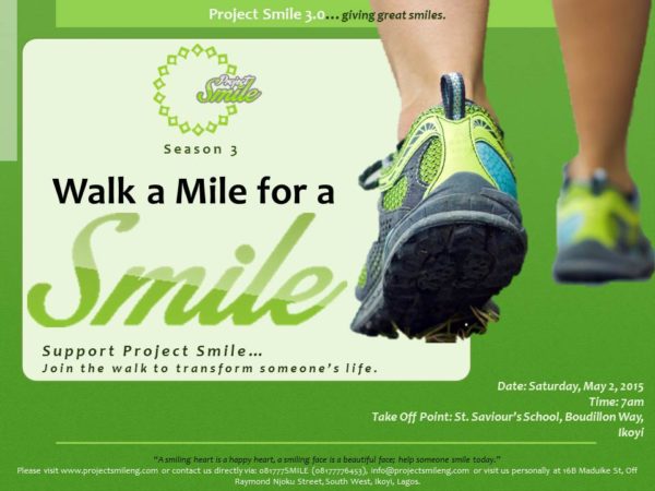 Walk a Mile for a Smile - BellaNaija - April 2015001