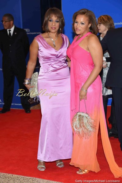 Gayle King and Kirby Bumpus