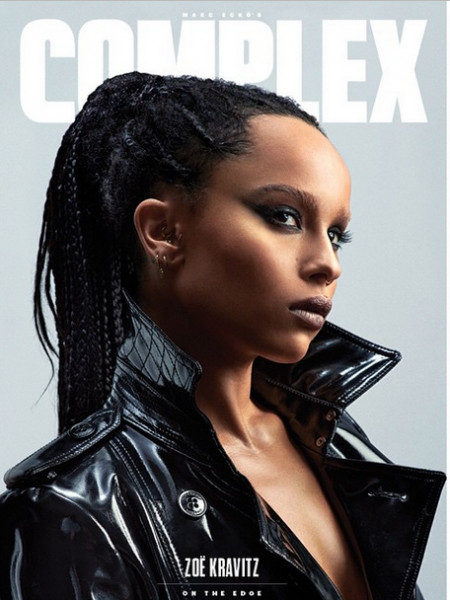 Bleached Brows + a Dominatrix Theme! Zoe Kravitz Covers Complex ...