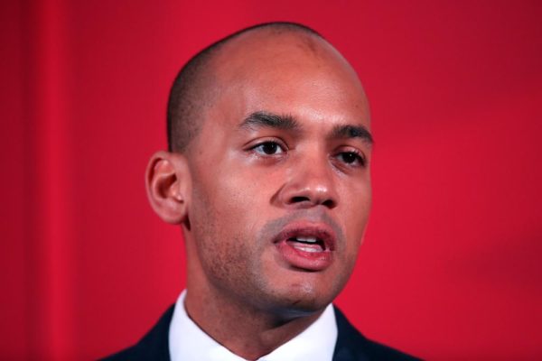 LONDON, ENGLAND - APRIL 09:  Labour Business, Innovation and Skills spokesman Chuka Umunna speaks during the launch of his party's education manifesto on April 9, 2015 in London, England. The manifesto was launched as the election campaign entered its second week.  (Photo by Carl Court/Getty Images)