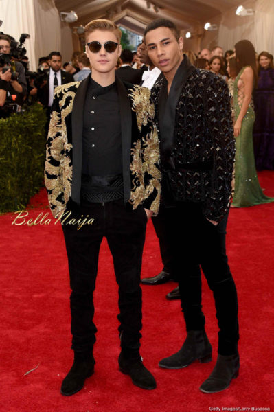 Justin Bieber & Olivier Rousteing