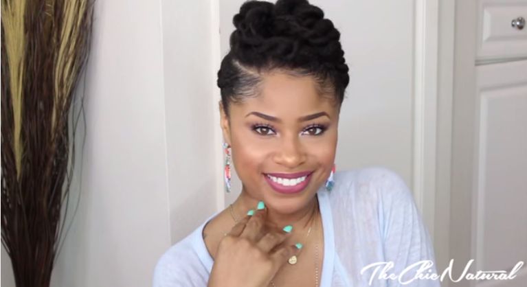 The Chic Natural 10 Minute UpDo - BellaNaija - May 2015001