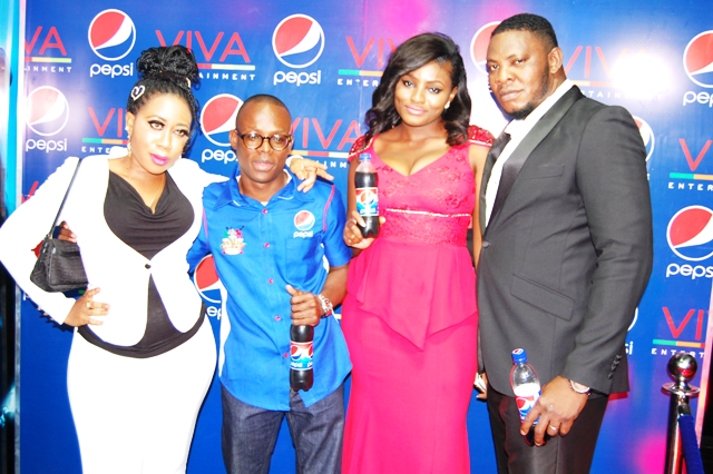 Moyo Lawal, Brand Manager, Seven-up Bottling Company, Segun Ogunleye, Chukwudi Rozan & Brand Manager, Viva Cinema, Tony Sam-Uje