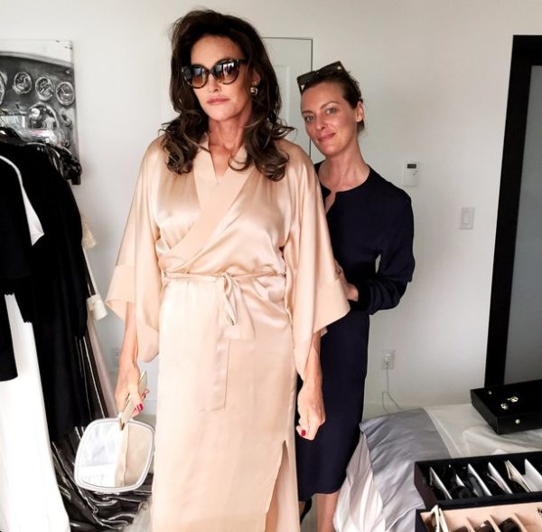 Caitlyn Jenner and stylist for the Vanity Fair Shoot, Jessica Diehl