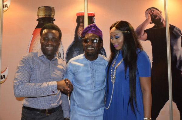 Wole Adedeji (Senior Brand Manager, Maltina), AY & Mabel Makun 