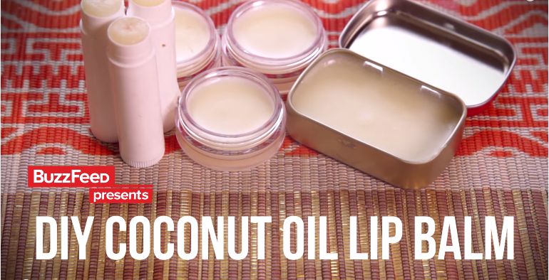 BuzzFeedVideo DIY Coconut Oil Lip Balm - BellaNaija - June2015