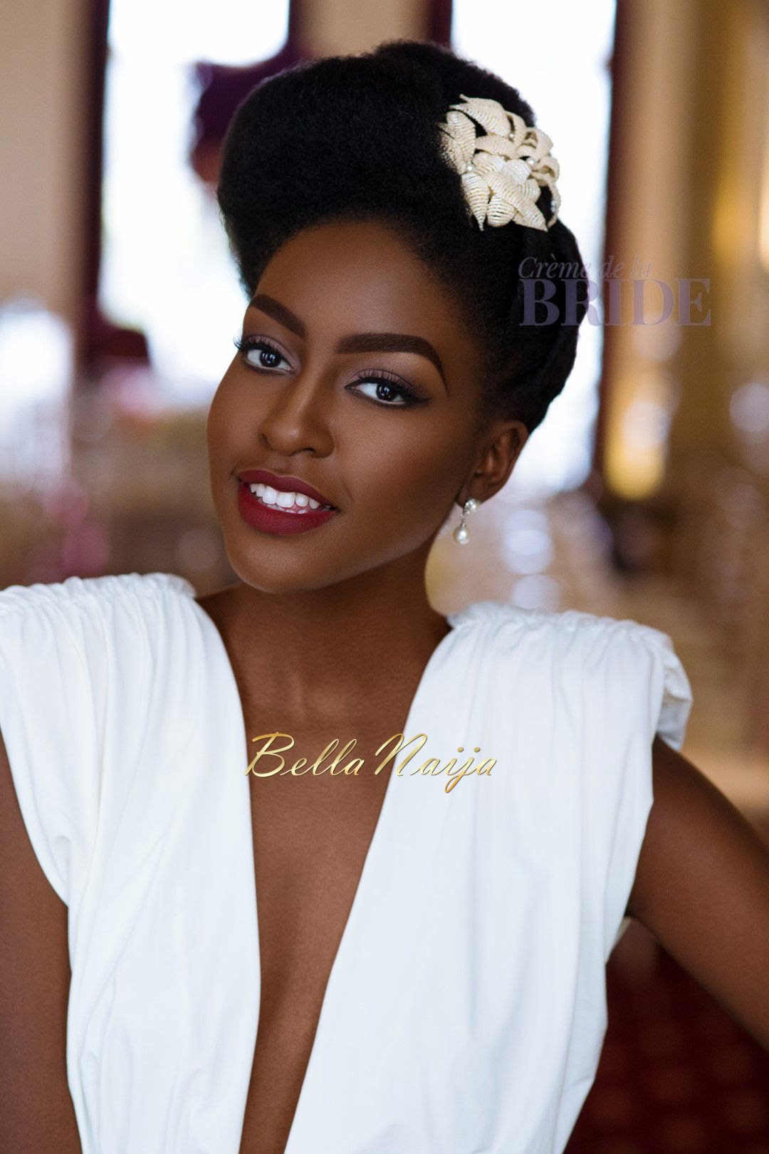 Dionne Smith Natural Hair Bride Inspiration  - Bellanaija - June2015001