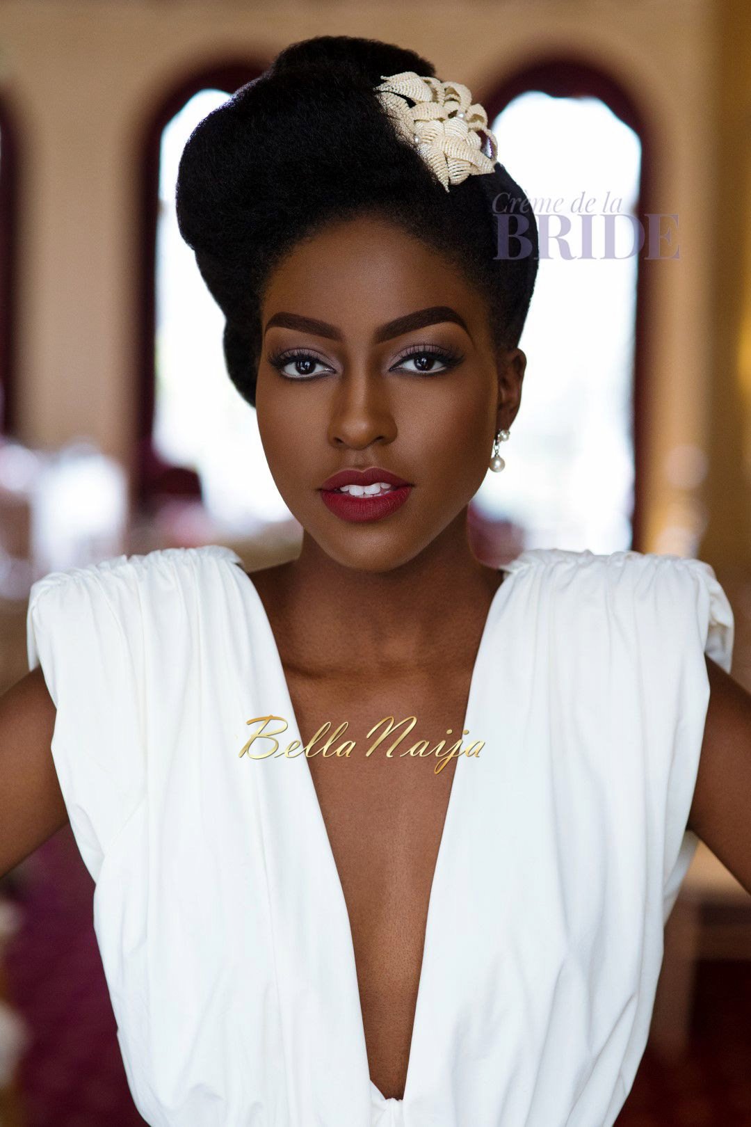 Dionne Smith Natural Hair Bride Inspiration  - Bellanaija - June2015002