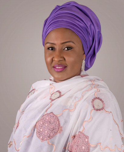 First Lady Aisha Buhari's Official Portrait BellaNaija