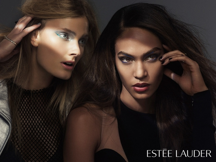 Joan Smalls and Constance Jablonski for Esteé Lauder - BellaNaija - June2015003