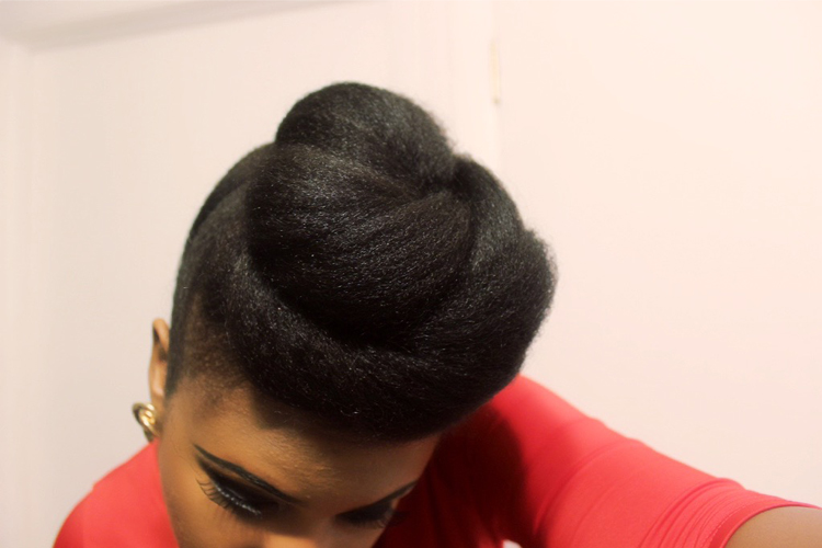 KyssMyHair Twisted Pompadour Updo - BellaNaija - June2015001